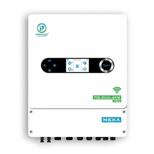 PRIMAX NEXA PSE - DUAL - 6KW – HYBRID SOLAR INVERTER - The Saver Hub