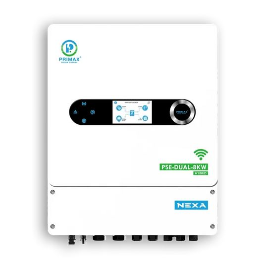 PRIMAX NEXA PSE - DUAL - 8KW – HYBRID SOLAR INVERTER - The Saver Hub