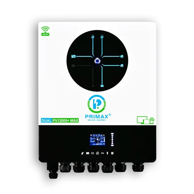 PRIMAX GALAXY DUAL PV12000+ MAX HYBRID SOLAR INVERTER 11KW With 12000W MPPT Solar Charge - The Saver Hub