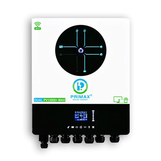 PRIMAX GALAXY DUAL PV12000+ MAX HYBRID SOLAR INVERTER 11KW With 12000W MPPT Solar Charge - The Saver Hub
