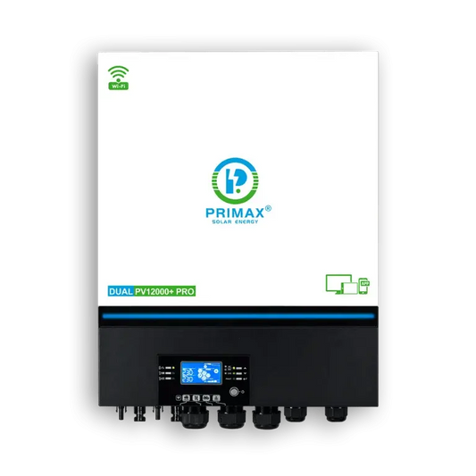 PRIMAX GALAXY DUAL PV12000+ PRO HYBRID SOLAR INVERTER 11KW With 12KW MPPT Solar Charge Controller - The Saver Hub
