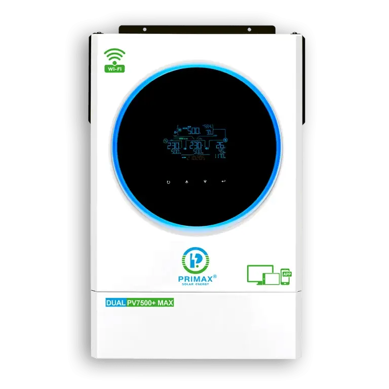 PRIMAX GALAXY DUAL PV7500+ MAX HYBRID SOLAR INVERTER 6KW With 7500W MPPT Solar Charge Controller - The Saver Hub