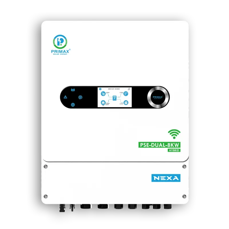 PRIMAX NEXA PSE - DUAL - 8KW – HYBRID SOLAR INVERTER - The Saver Hub